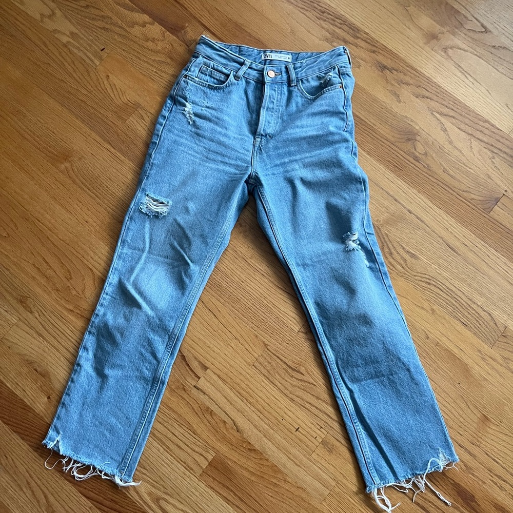 Zara Distressed Denim